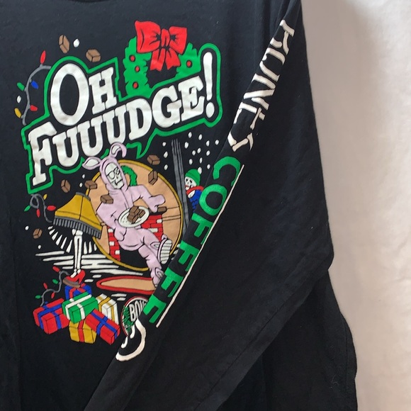 Bones Coffee A Christmas Story Knockoff of “Oh Fudge” Mens size XL - Picture 3 of 4